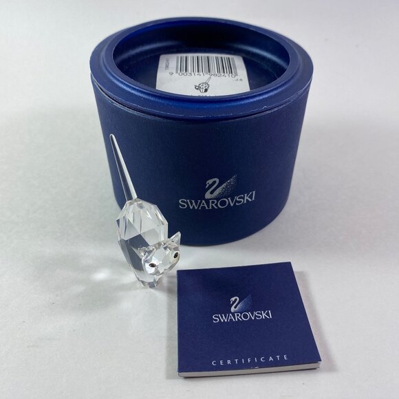 Vintage Retired Swarovski standing Tomcat WB #198241, Made in Austria # 198241 - Picture 1 of 9